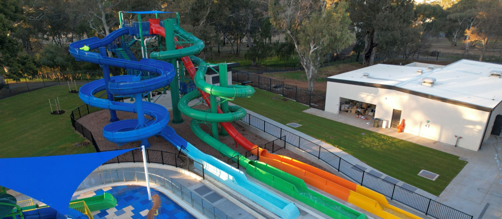 Salisbury Aquatic Centre Swimplex Water Slides Splash Pad