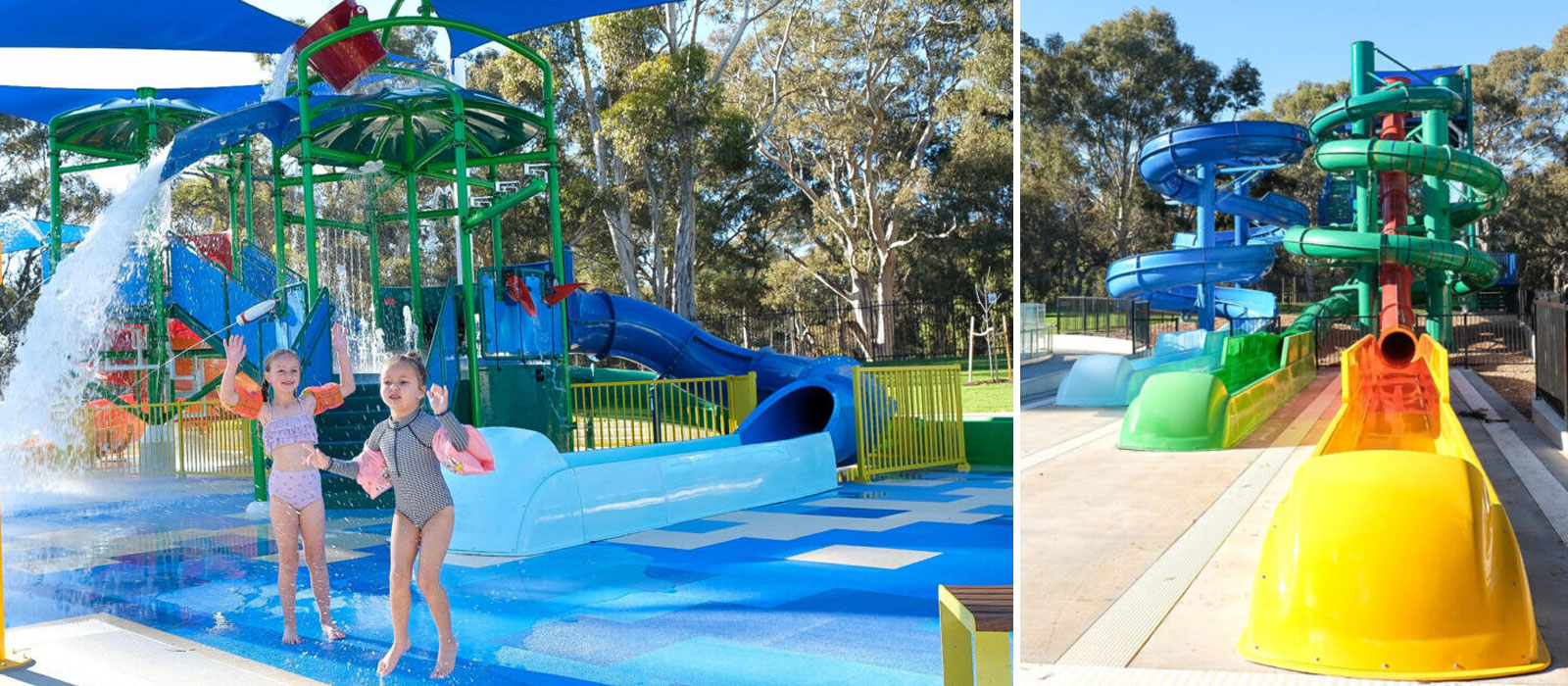 Salisbury Aquatic Centre Swimplex Water Slides Splash Pad